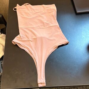 meraki strapless Dusty Blush Body Suit